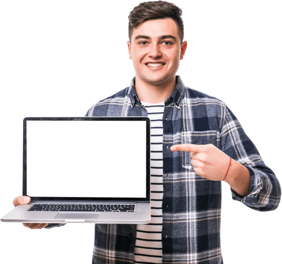 Man with Laptop